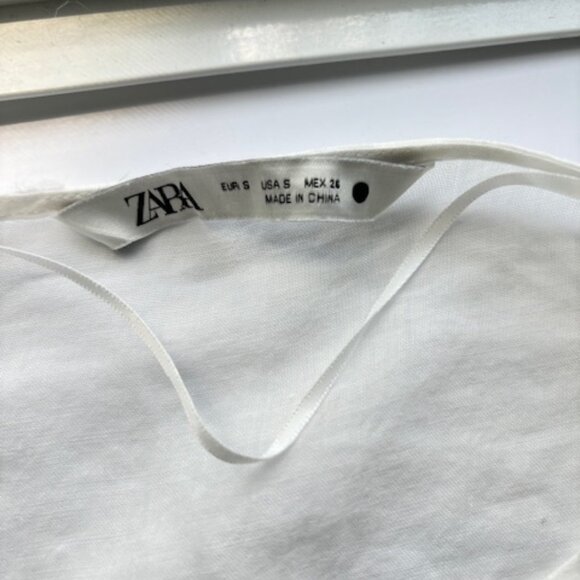 Zara White Button Down Shirt - Picture 2 of 4